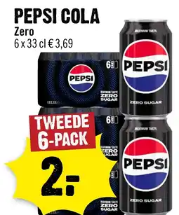 Dirck 3 Pepsi cola zero aanbieding