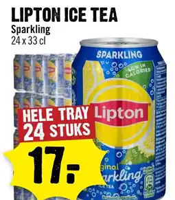 Dirck 3 Lipton ice tea sparkling aanbieding
