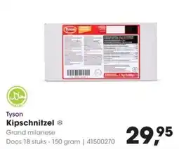 HANOS Tyson Kipschnitzel aanbieding