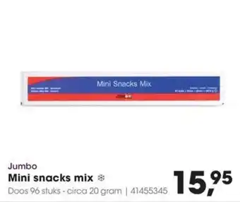 HANOS Jumbo Mini snacks mix aanbieding
