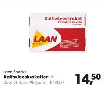 HANOS Laan Snacks Kalfsvleeskroketten aanbieding