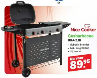 Van Cranenbroek Nice Cooker Gasbarbecue BGA-2.1B aanbieding
