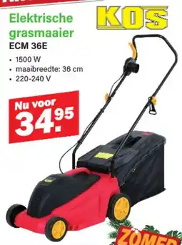 Van Cranenbroek Elektrische grasmaaier ECM 36E aanbieding