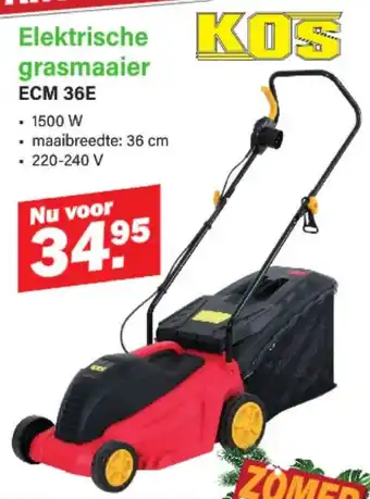 Van Cranenbroek Elektrische grasmaaier ECM 36E aanbieding