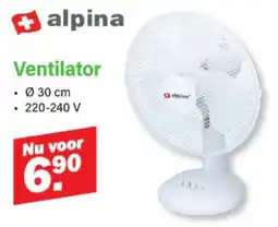 Van Cranenbroek Alpina Ventilator aanbieding