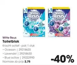 HANOS Witte Reus Toiletblok aanbieding
