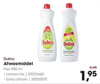 HANOS Dubro Afwasmiddel aanbieding