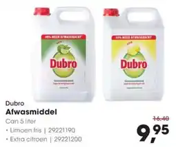 HANOS Dubro Afwasmiddel aanbieding