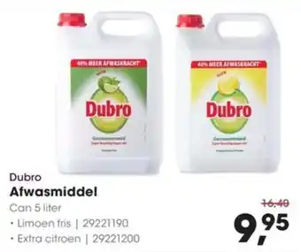 HANOS Dubro Afwasmiddel aanbieding