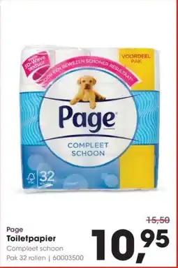 HANOS Page Toiletpapier aanbieding