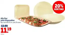 Makro Alle Sier palm disposables aanbieding