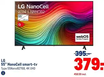 Makro LG 55 NanoCell smart-tv aanbieding