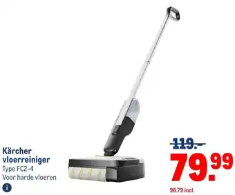 Makro Kärcher vloerreiniger aanbieding