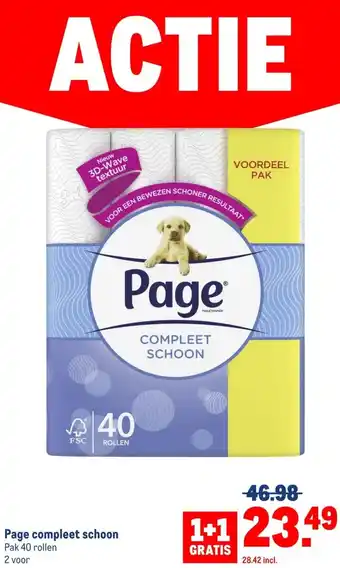 Makro Page compleet schoon aanbieding