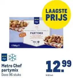 Makro Metro Chef partymix aanbieding