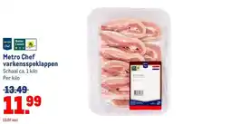 Makro Metro Chef varkensspeklappen aanbieding