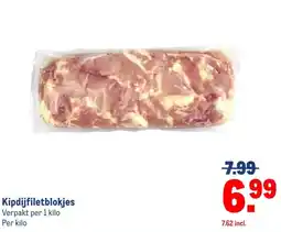 Makro Kipdijfiletblokjes aanbieding
