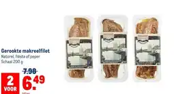 Makro Gerookte makreelfilet aanbieding