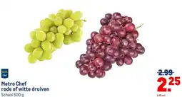 Makro Metro Chef rode of witte druiven aanbieding