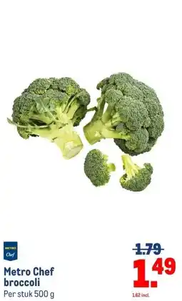 Makro Metro Chef broccoli aanbieding