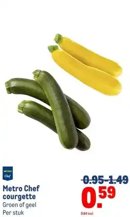 Makro Metro Chef courgette aanbieding