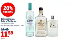 Makro Bokma jenever, Roku of Rutte gin aanbieding