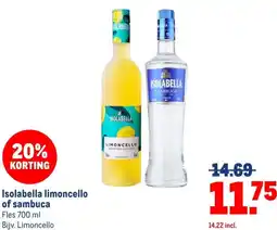Makro Isolabella limoncello of sambuca aanbieding