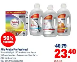 Makro Alle Robijn Professional aanbieding