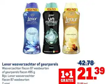 Makro Lenor wasverzachter of geurparels aanbieding