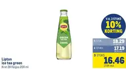 Makro Lipton ice tea green aanbieding