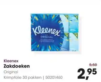 HANOS Kleenex Zakdoeken aanbieding