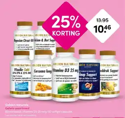 Drogisterij Visser Golden Naturals aanbieding
