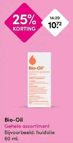 Drogisterij Visser Bio Oil aanbieding