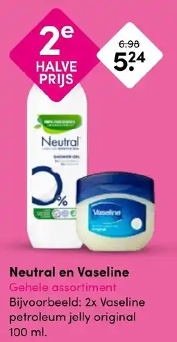 Drogisterij Visser Neutral en Vaseline aanbieding