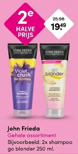Drogisterij Visser John Frieda aanbieding