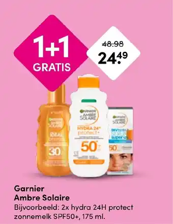 Drogisterij Visser Garnier Ambre Solaire aanbieding