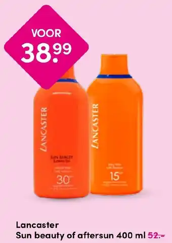 Drogisterij Visser Lancaster Sun beauty of aftersun aanbieding