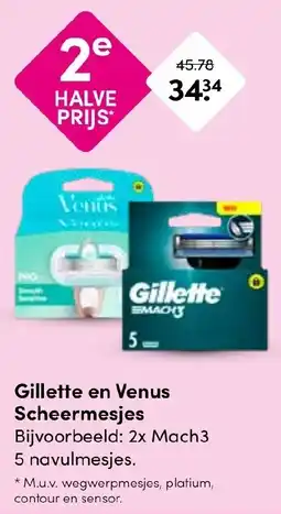 Drogisterij Visser Gillette en Venus Scheermesjes aanbieding