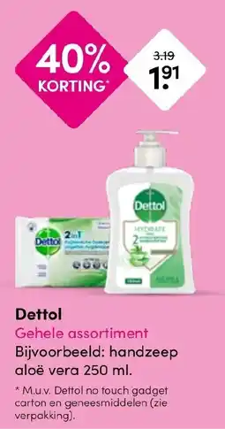 Drogisterij Visser Dettol aanbieding