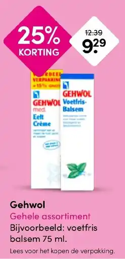 Drogisterij Visser Gehwol aanbieding