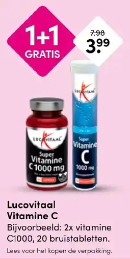 Drogisterij Visser Lucovitaal Vitamine C aanbieding