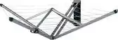 Bol.com Brabantia WallFix Wanddroogrek - met Beschermhoes - 24 m - Metallic Grey aanbieding