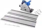 Bol.com 160 mm Professionele 1200 Watt Invalzaag Linaalzaag met 2 x 700 mm Liniaal aanbieding