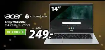 Expert Acer Chromebook | 314 (CB314-1H-C5DC) aanbieding