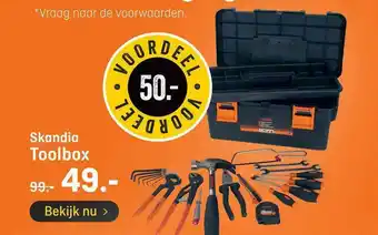 Hubo Skandia Toolbox aanbieding