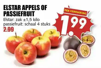 MCD Supermarkt Elstar Appels Of Passiefruit aanbieding