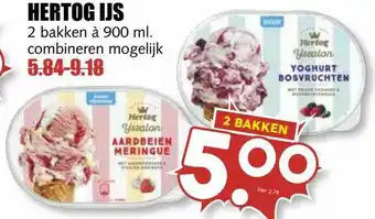 MCD Supermarkt Hertog Ijs aanbieding