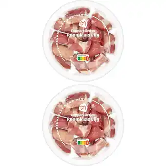 Albert Heijn AH Coppa rolletjes roomkaas en vijg 2-pack aanbieding