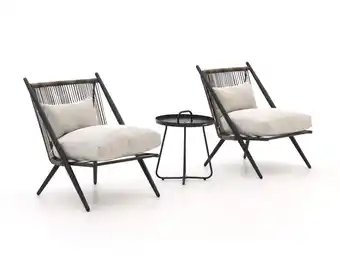 Kees Smit Intenso Brittoli/Pito ø 44cm lounge balkonset 3-delig aanbieding
