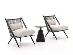 Kees Smit Intenso Brittoli/Tusa ø 42cm lounge balkonset 3-delig aanbieding